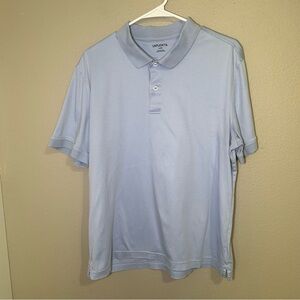 UNTUCKit Damaschino Light Blue Regular Fit Cotton Polo Shirt Men’s Size Large
